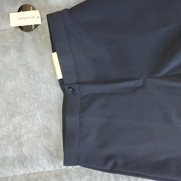 Dressbarn Navy Tummy Control Dress Pants..8 - Picture 3 of 5